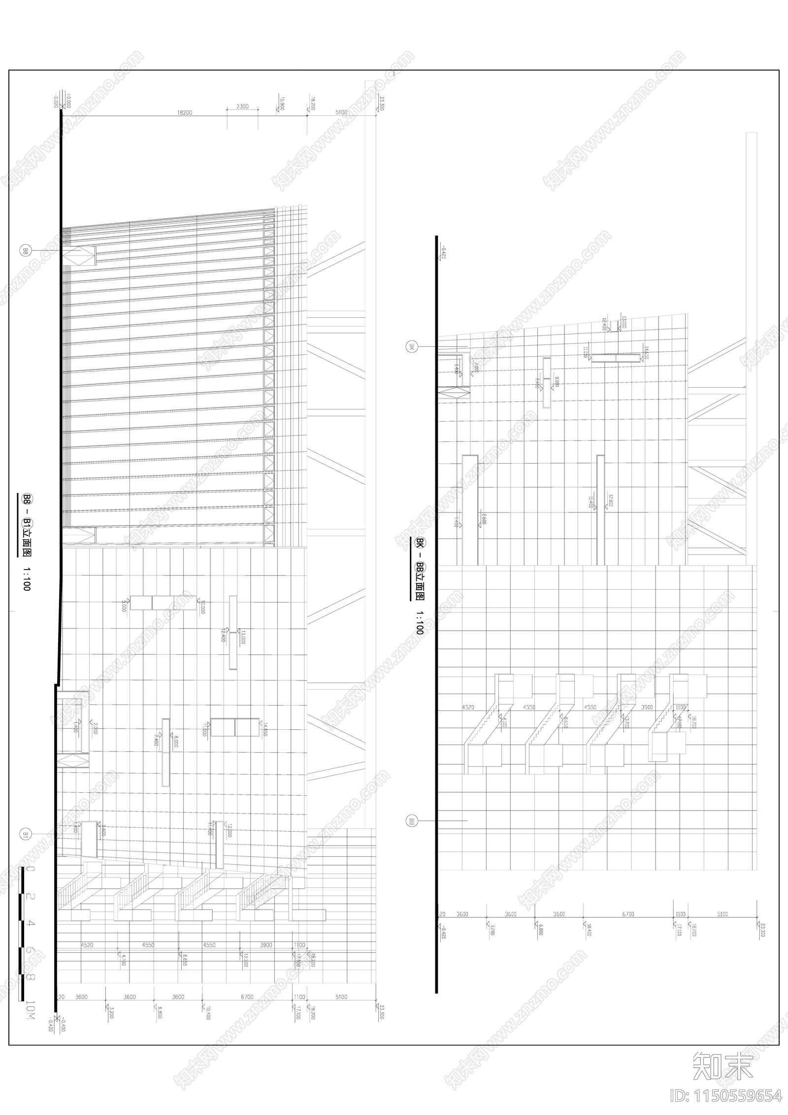 上海烟草科技大楼建筑cad施工图下载【ID:1150559654】