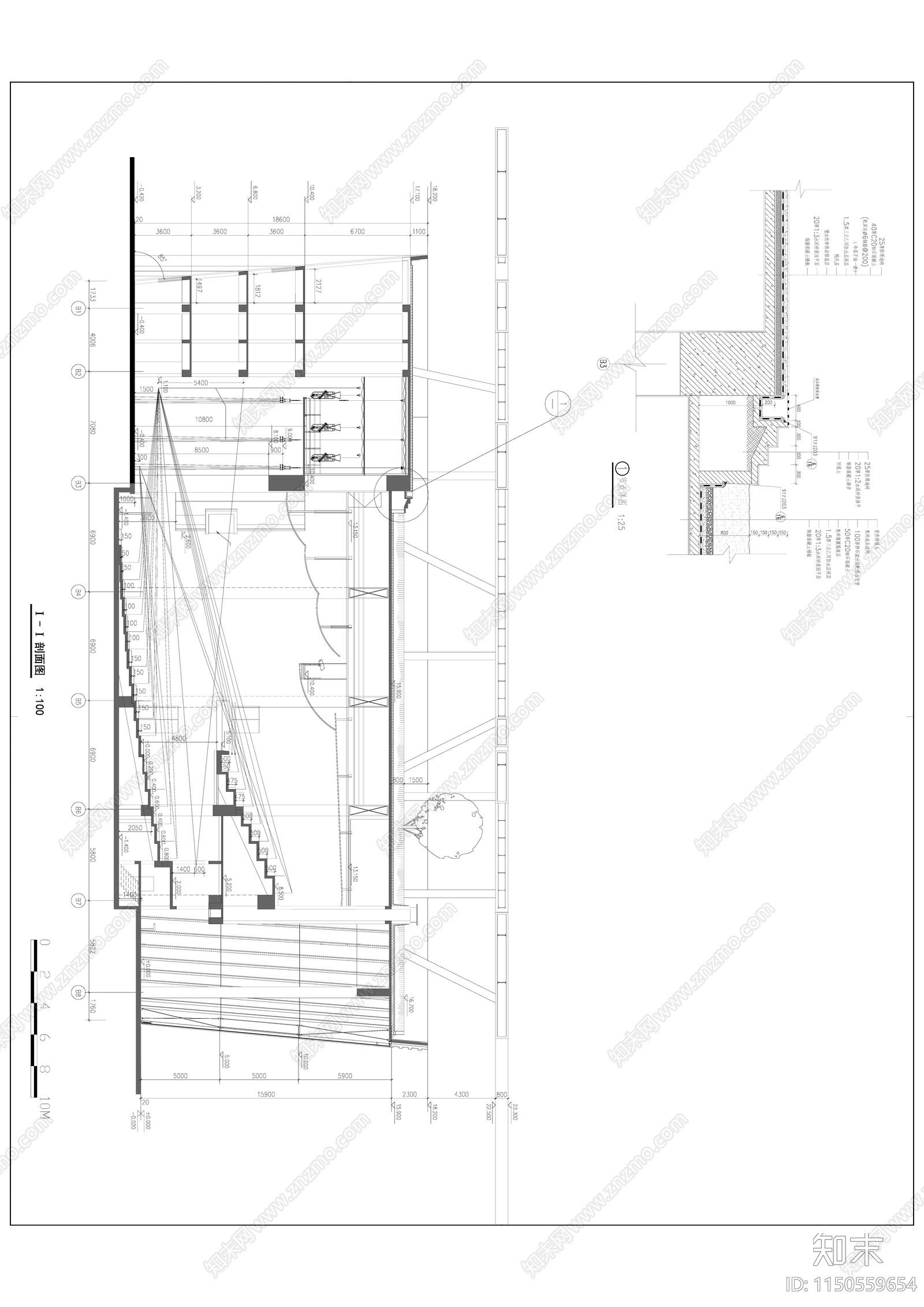 上海烟草科技大楼建筑cad施工图下载【ID:1150559654】