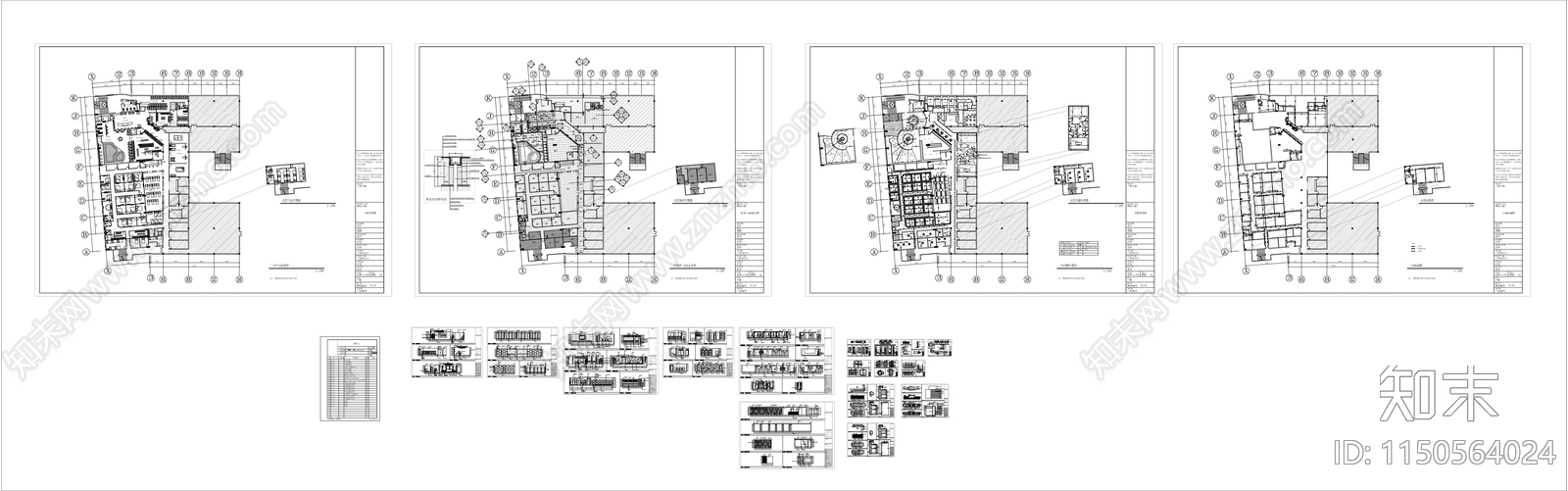 酒店桑拿室内cad施工图下载【ID:1150564024】