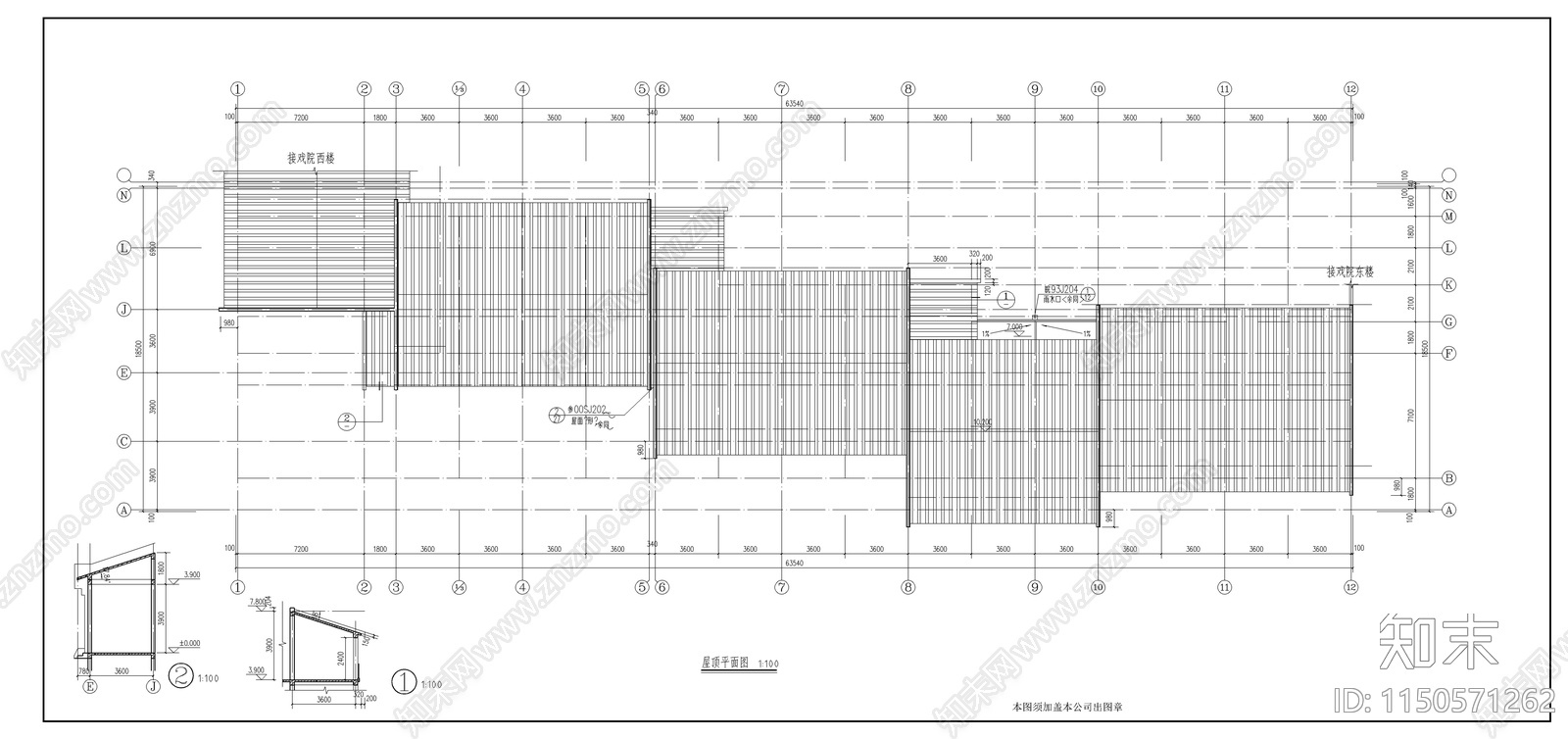 徽式商业建筑cad施工图下载【ID:1150571262】