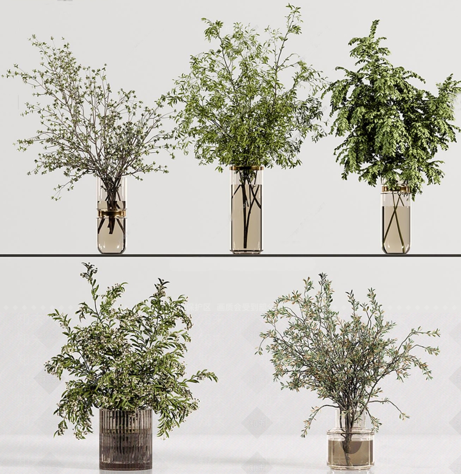 水生植物3D模型下载【ID:1150572621】