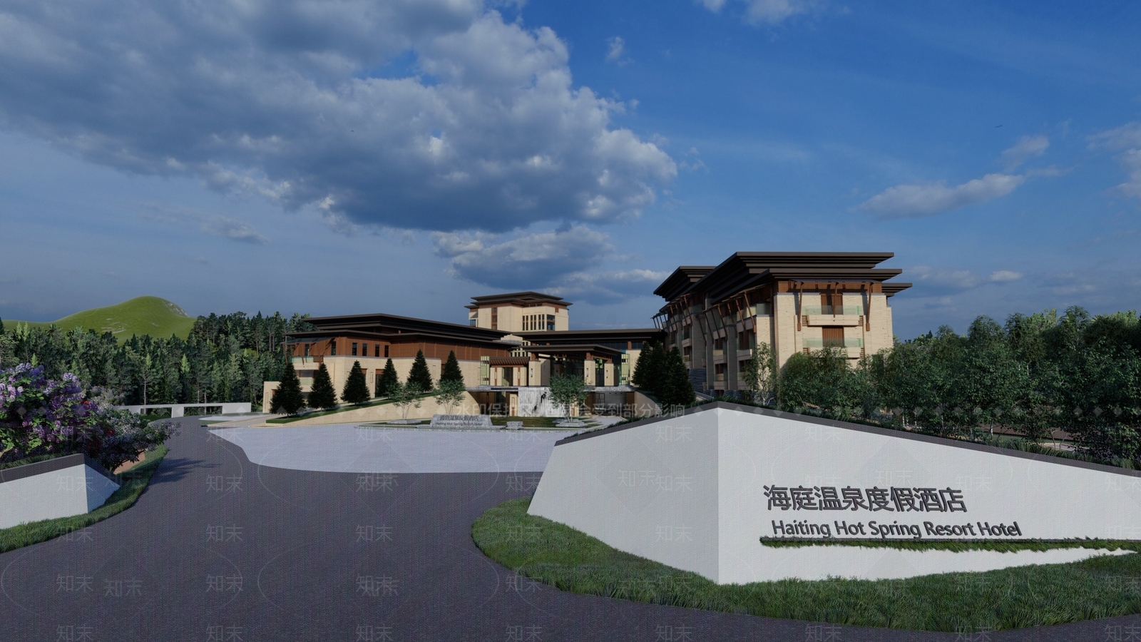 新中式酒店SU模型下载【ID:1150673507】