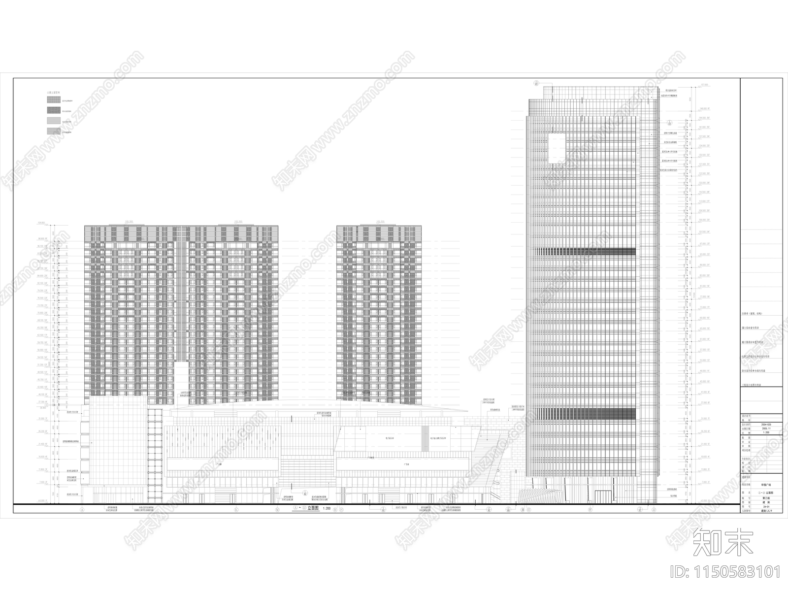 建筑cad施工图下载【ID:1150583101】