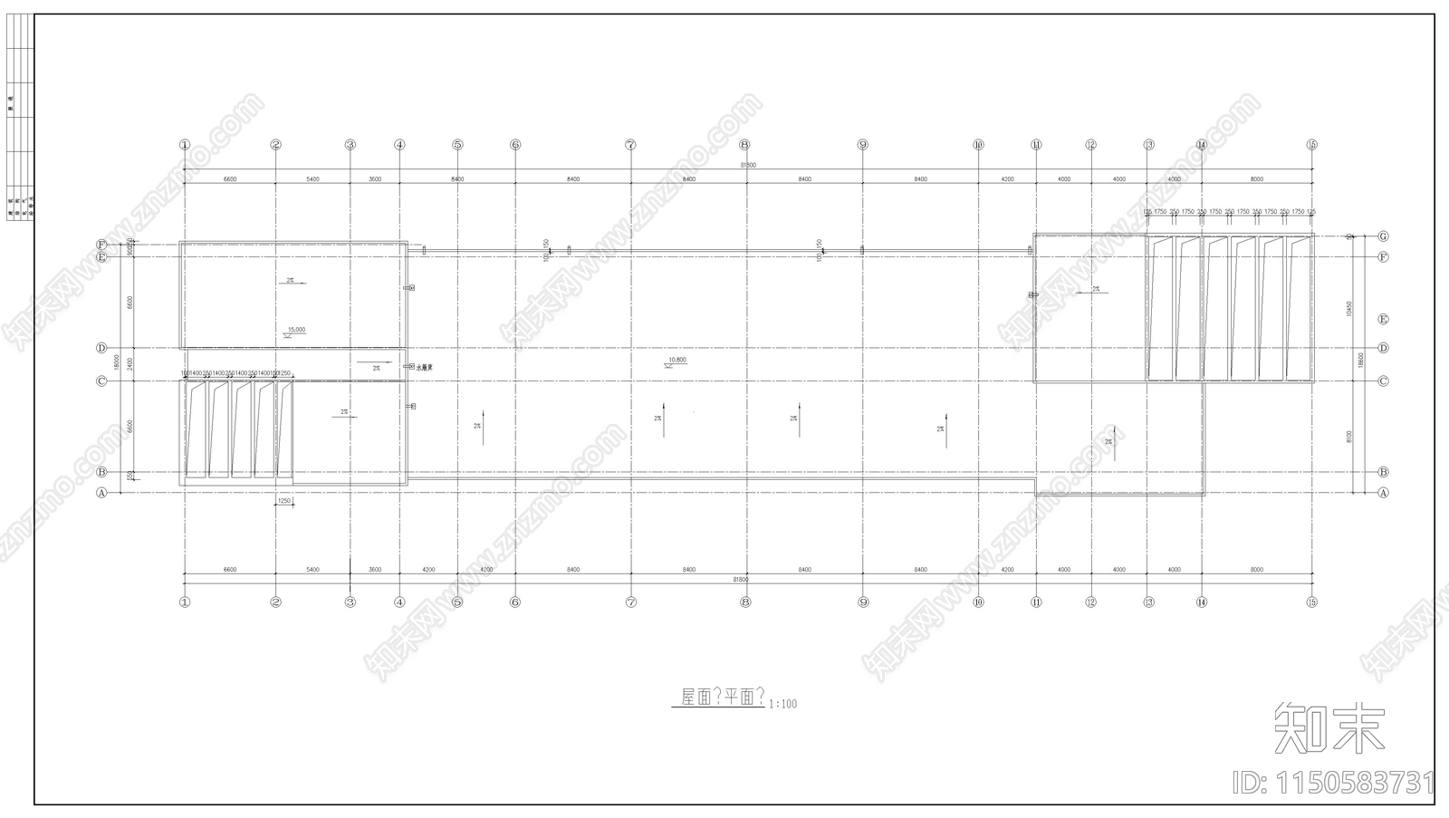 某小学教学楼建筑cad施工图下载【ID:1150583731】