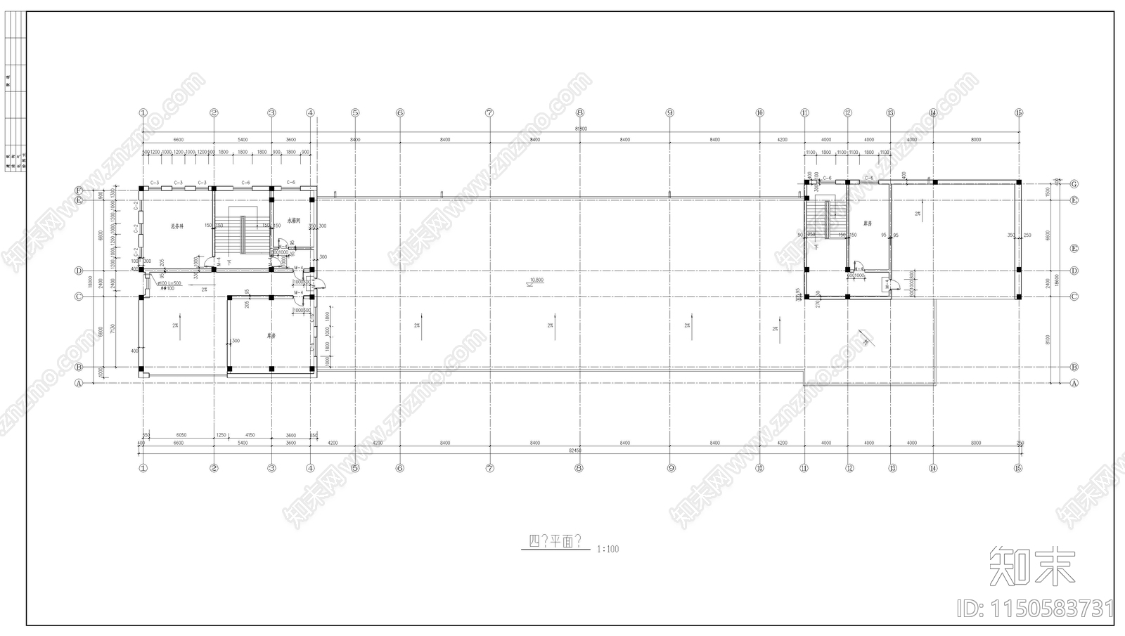 某小学教学楼建筑cad施工图下载【ID:1150583731】