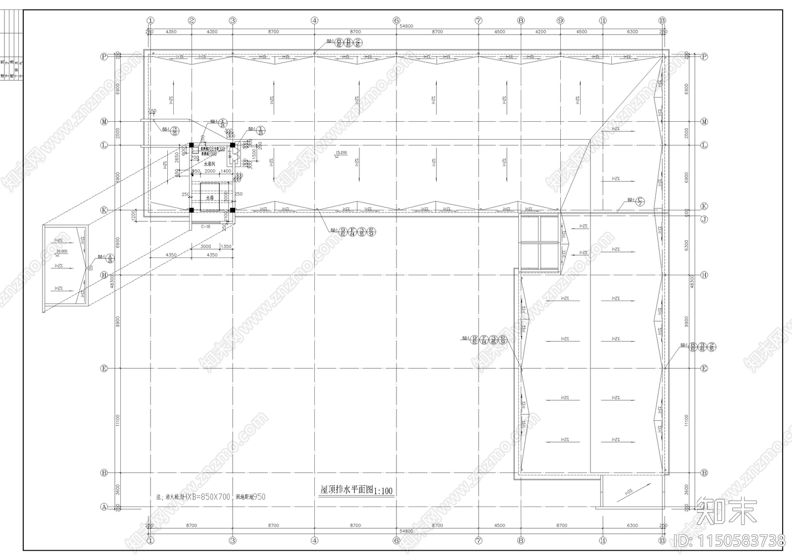 某小学校教学楼建筑cad施工图下载【ID:1150583738】