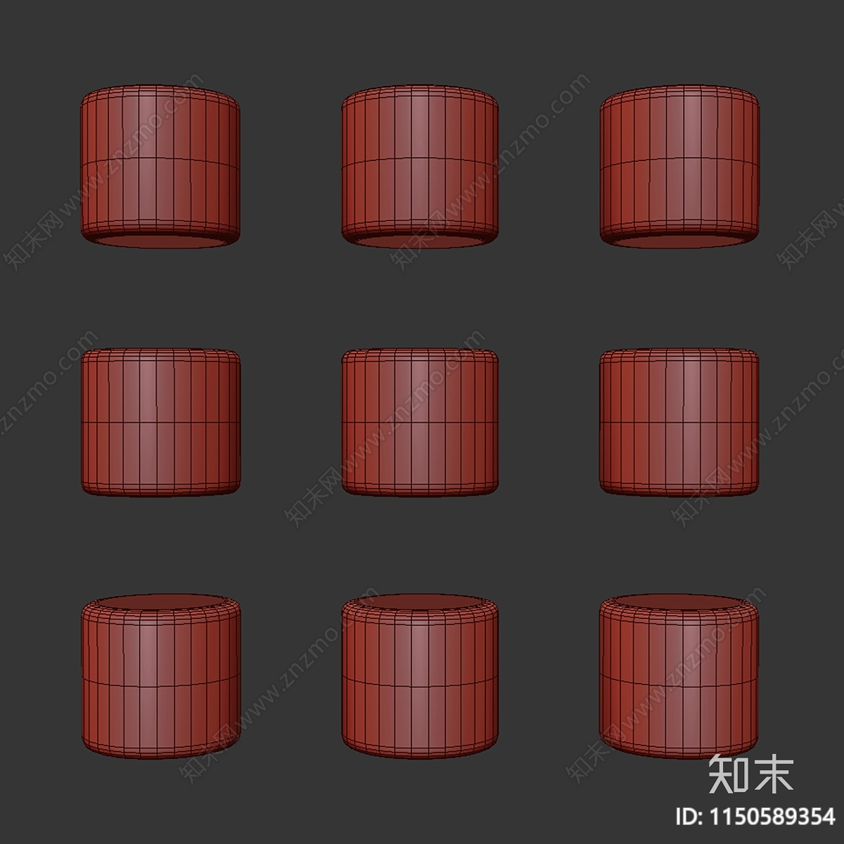 现代玻璃材料套装3D模型下载【ID:1150589354】