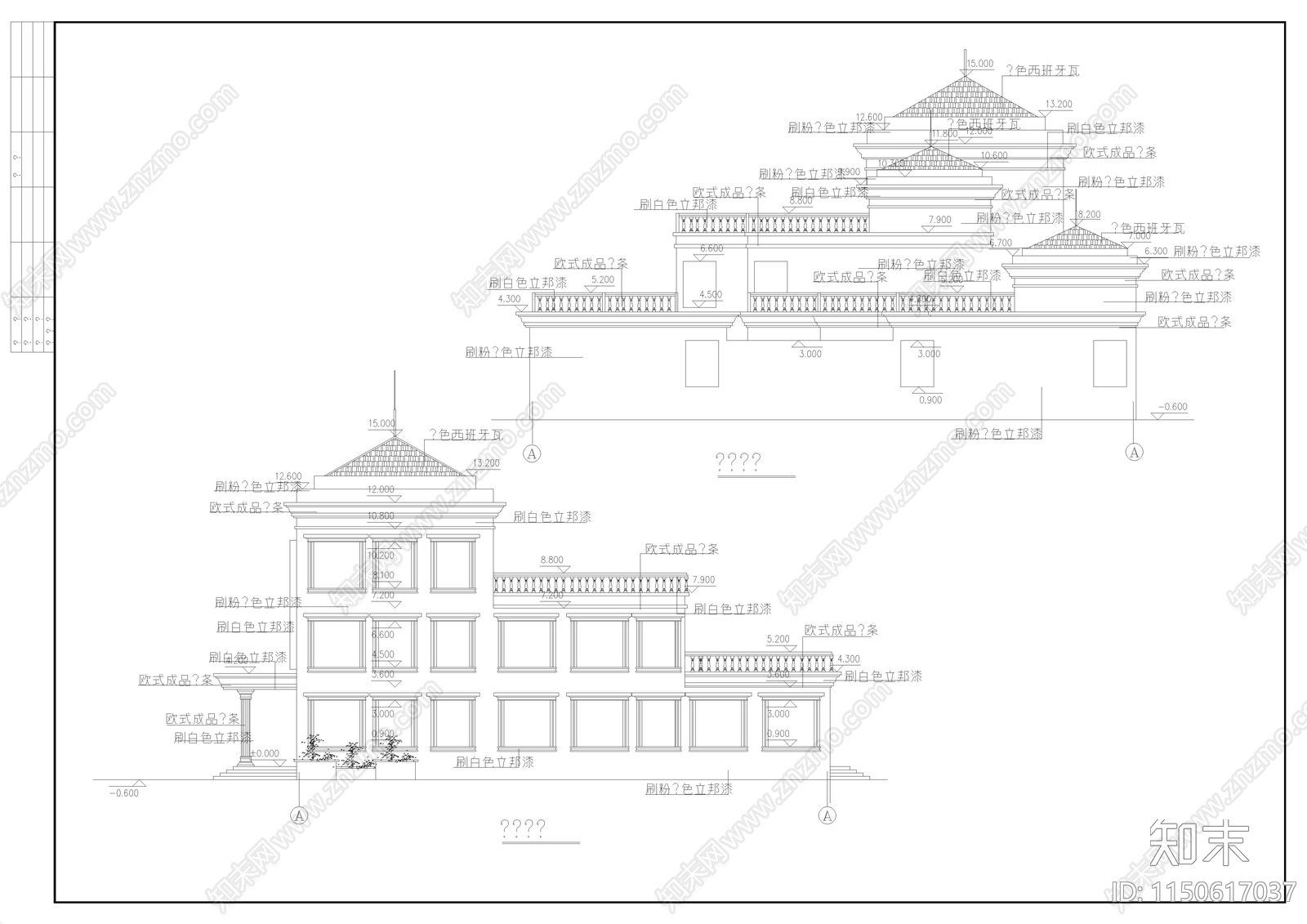 某新村幼儿院施工图cad施工图下载【ID:1150617037】