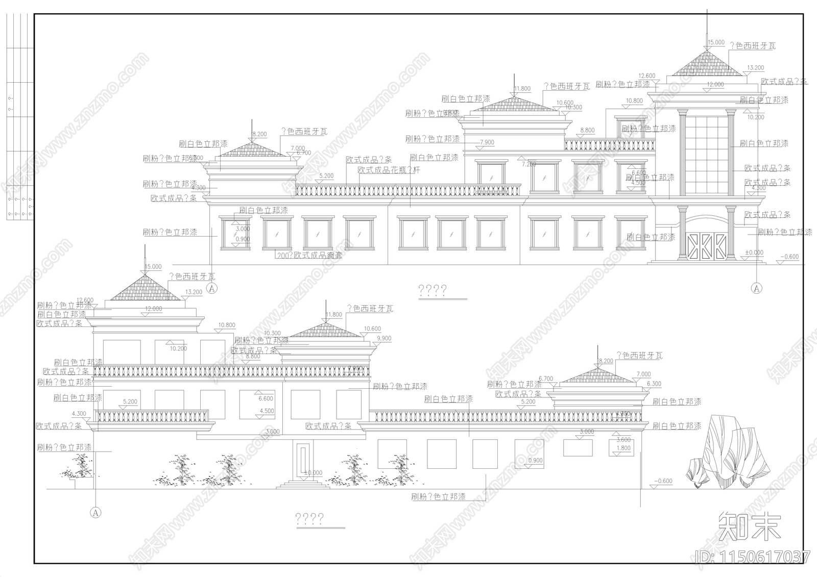 某新村幼儿院施工图cad施工图下载【ID:1150617037】