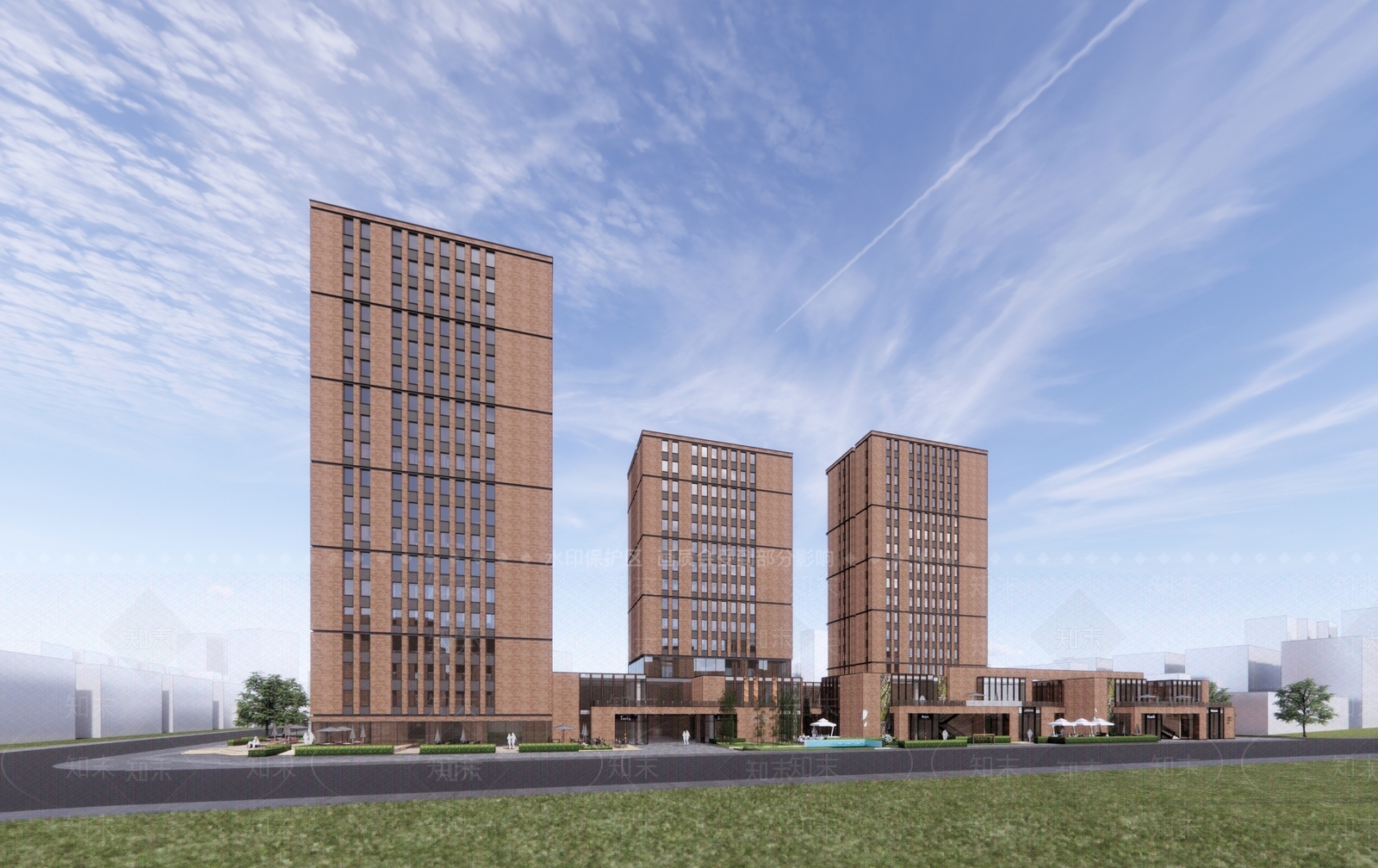 欧式英伦风格公寓住宅SU模型下载【ID:1150622279】