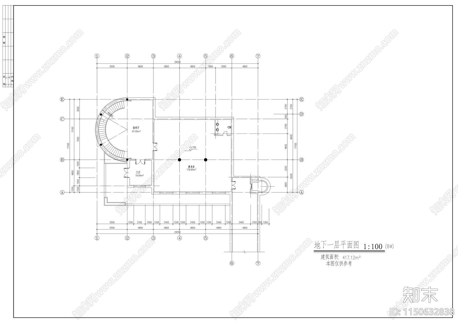 山上招待所设计cad施工图下载【ID:1150632838】