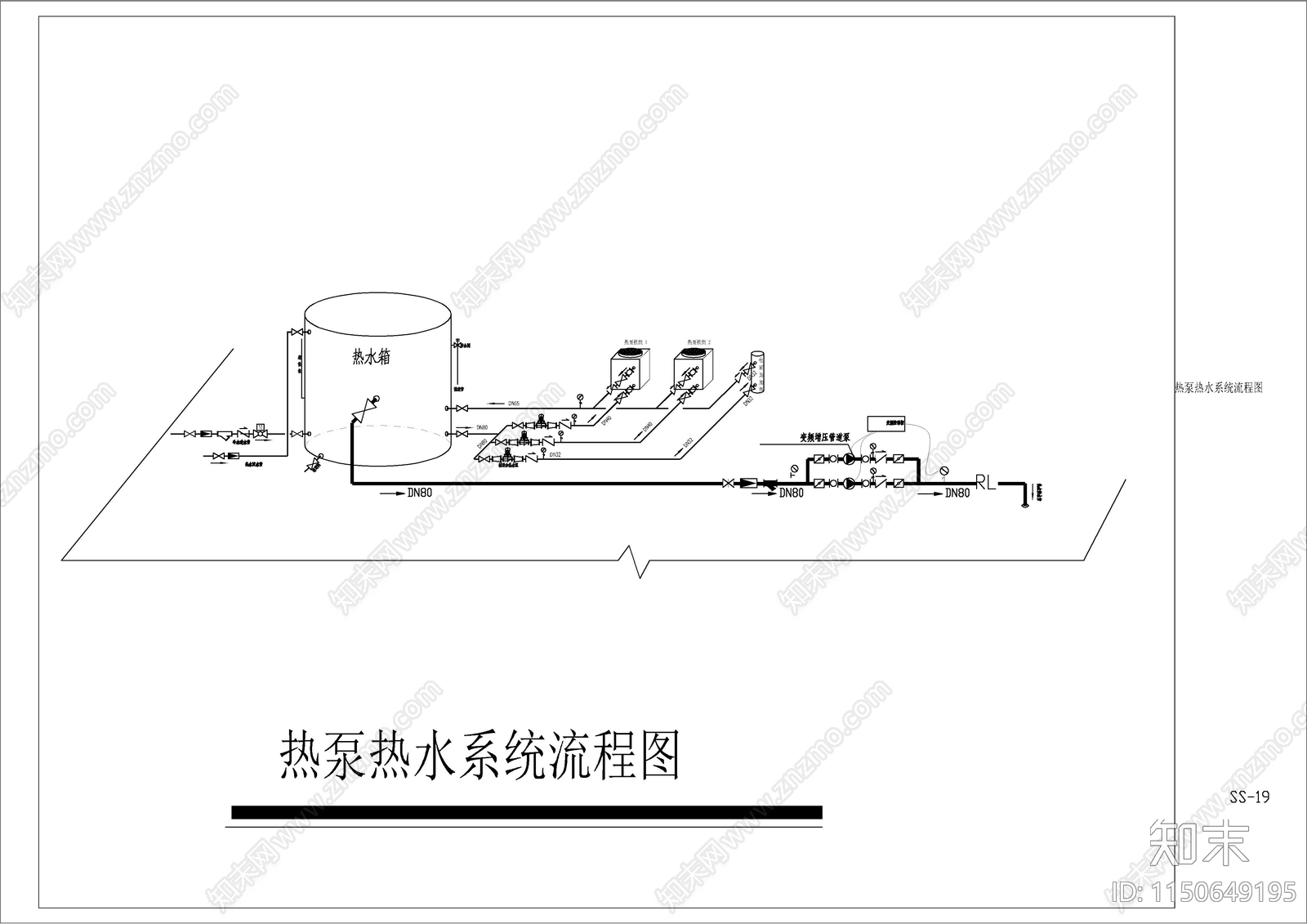 酒店给排水系统施工图标准图集施工图下载【ID:1150649195】