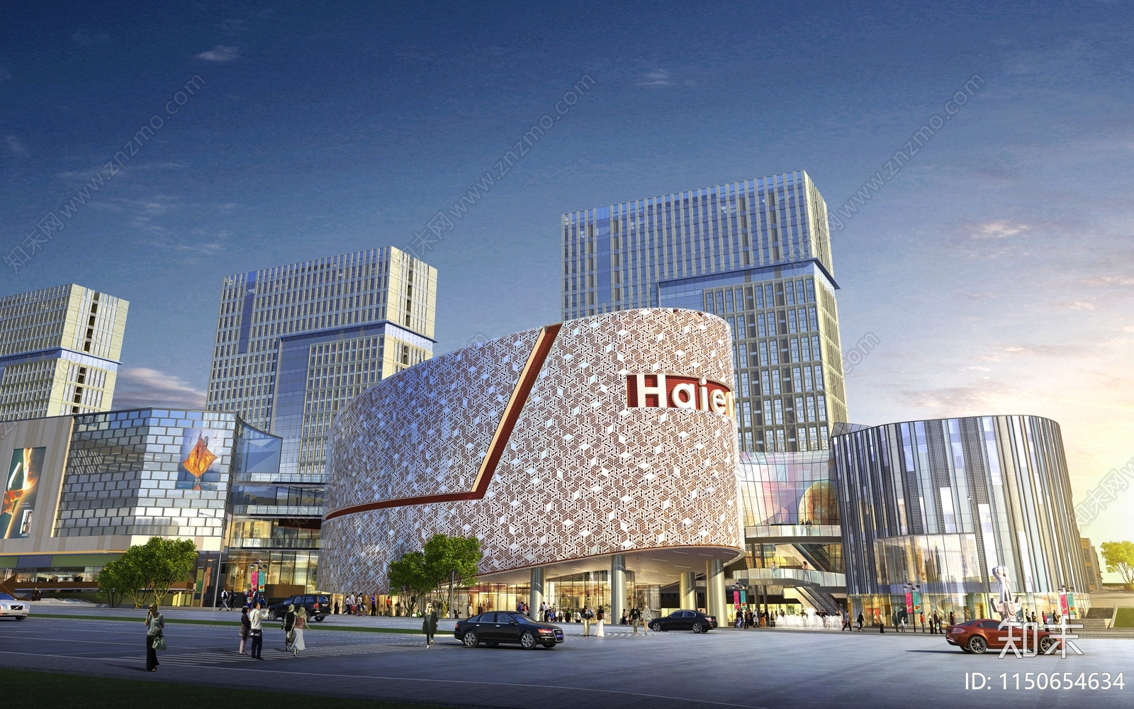 某商业广场综合体建筑cad施工图下载【ID:1150743873】