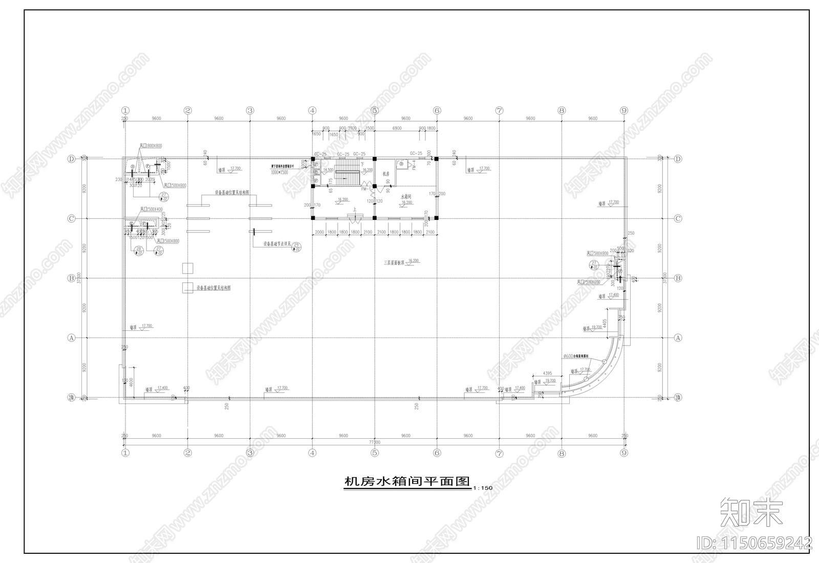 大连某购物广场建施图cad施工图下载【ID:1150659242】