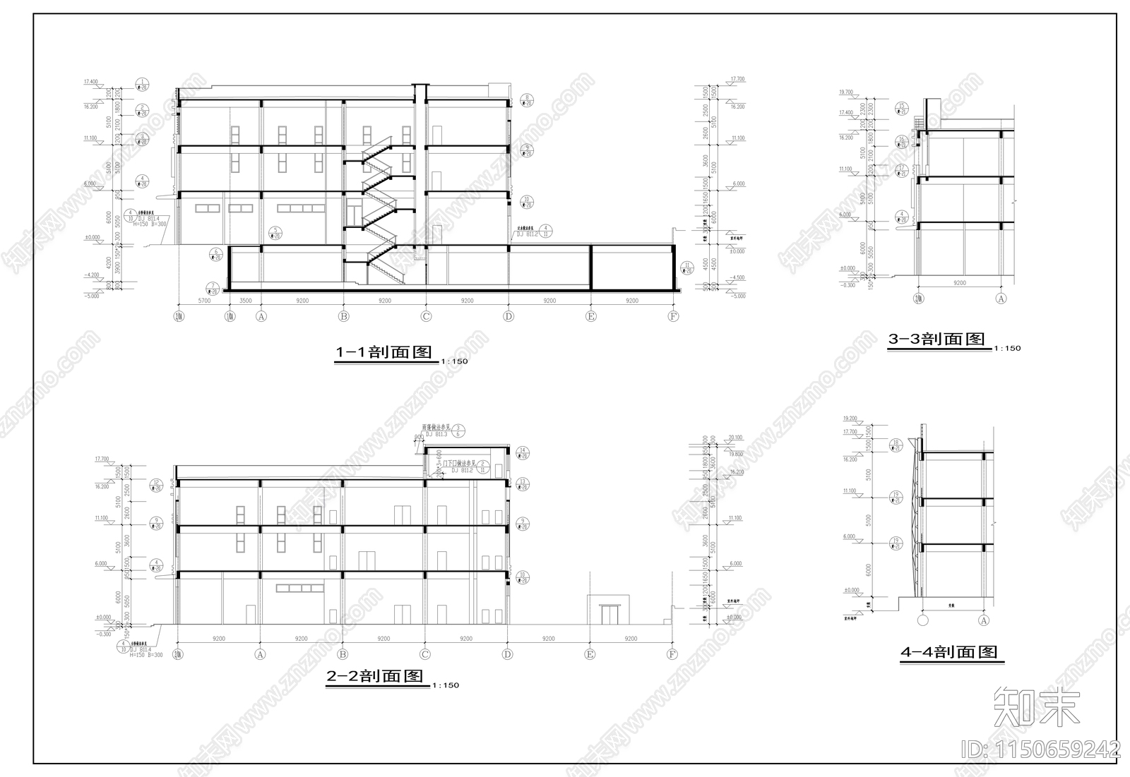 大连某购物广场建施图cad施工图下载【ID:1150659242】