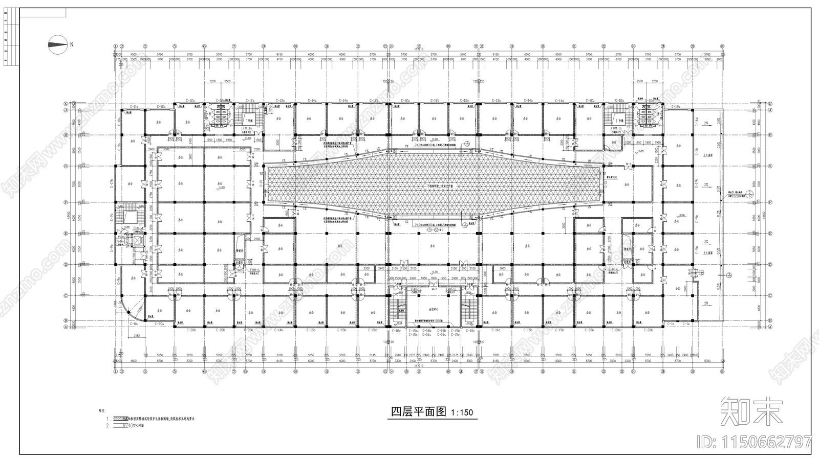 大型商场建筑图cad施工图下载【ID:1150662797】