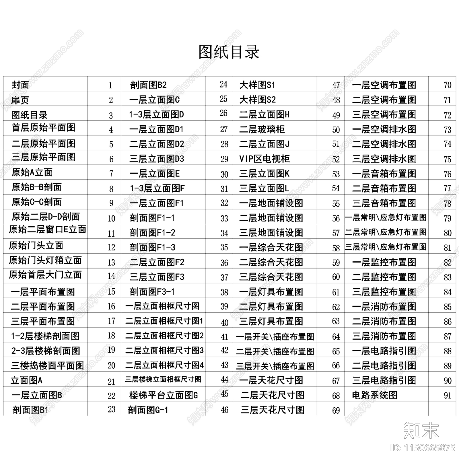 广州西铁城手表腕表店室内装饰施工图整套cad施工图下载【ID:1150665875】