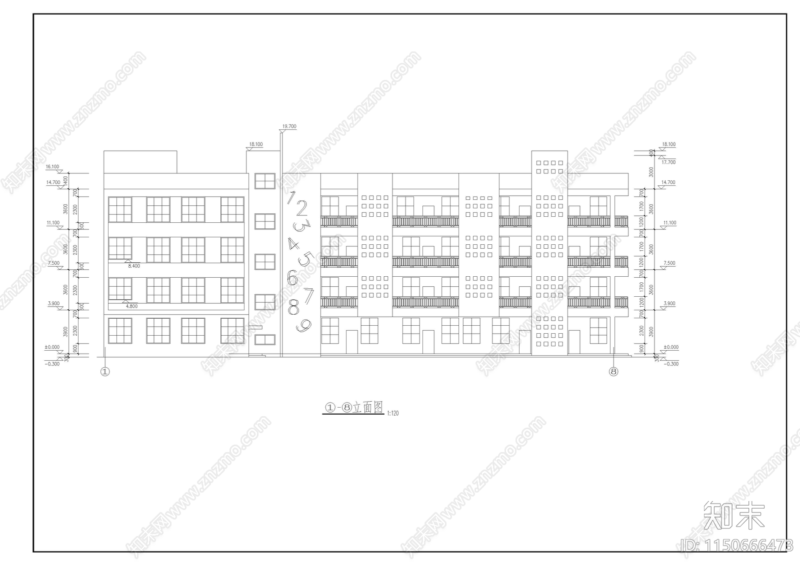 某幼儿园施工图cad施工图下载【ID:1150666473】