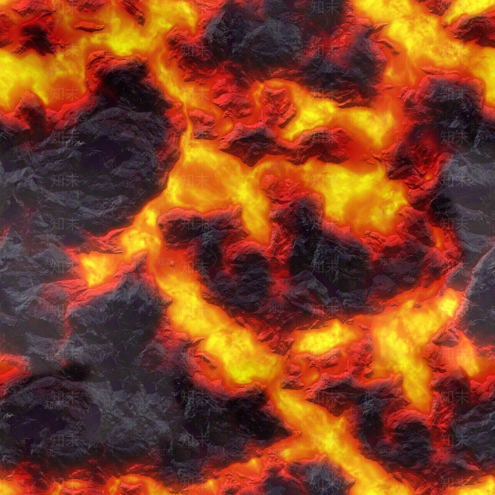 无缝火山熔岩岩浆火山喷发贴图下载【ID:1150666707】