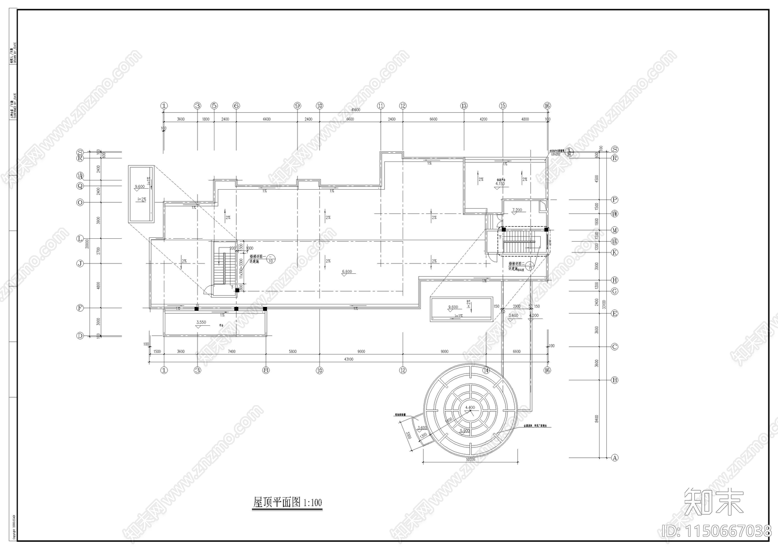 某幼儿园施工图cad施工图下载【ID:1150667038】