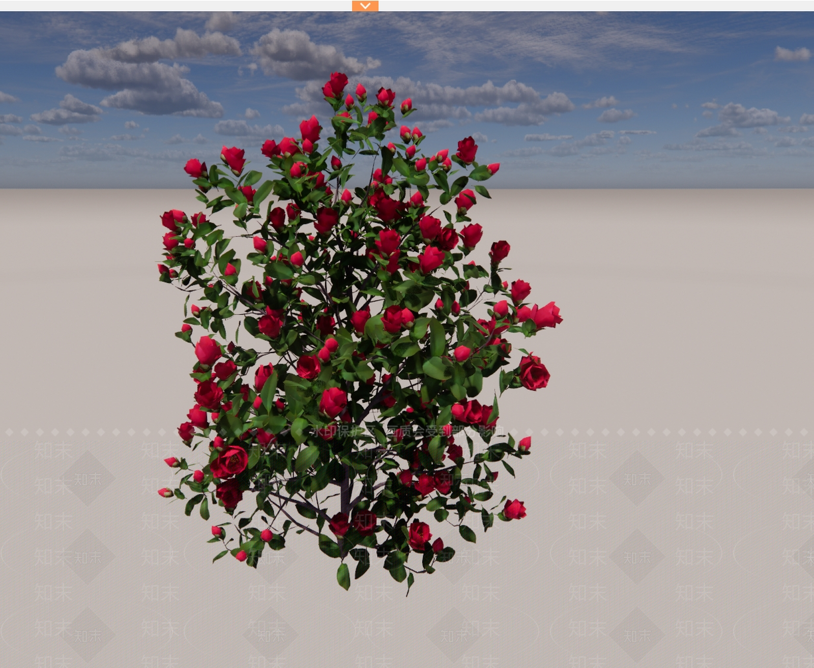 山茶花SU模型下载【ID:1150670028】