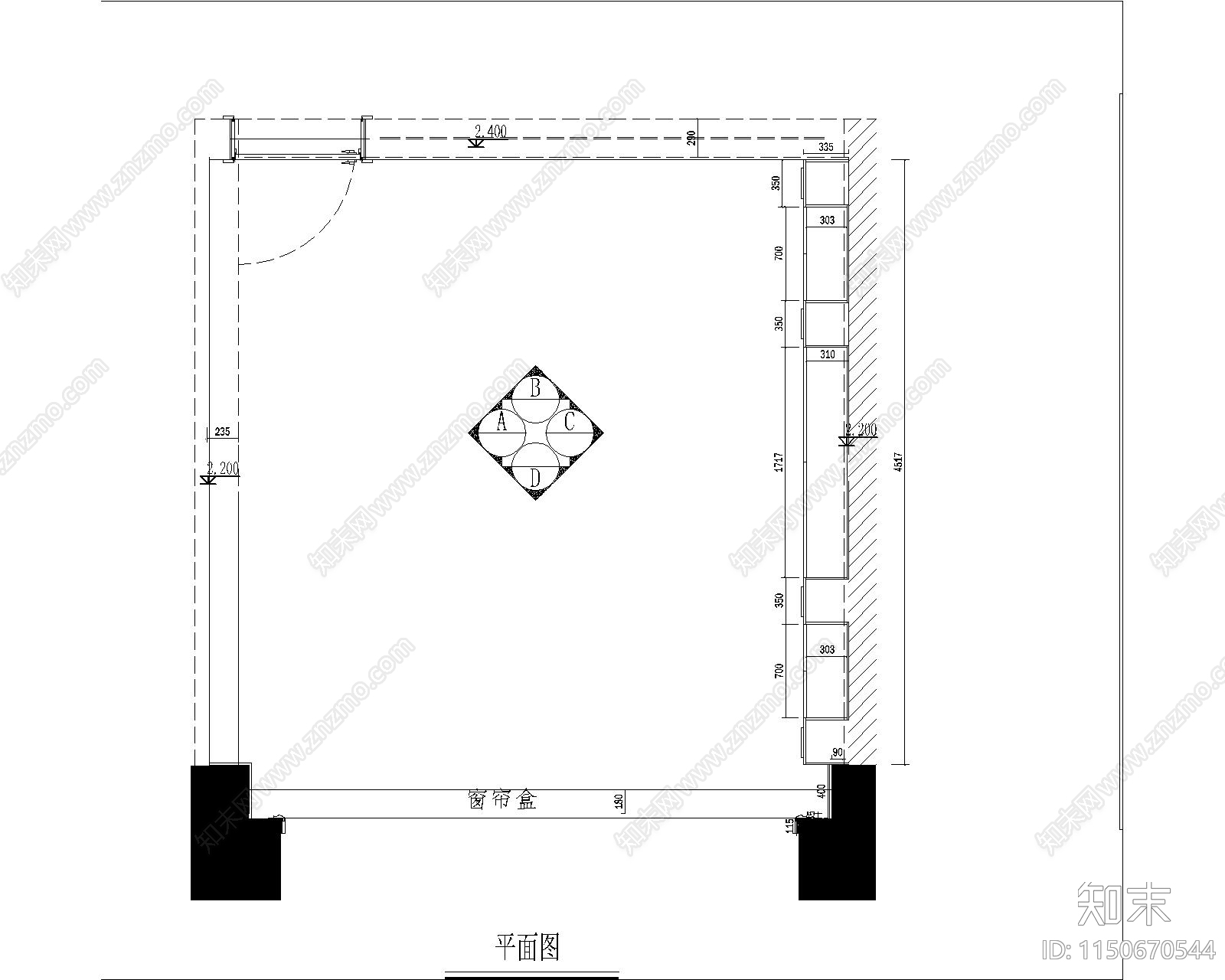 佳兆业办公室木饰面施工图施工图下载【ID:1150670544】