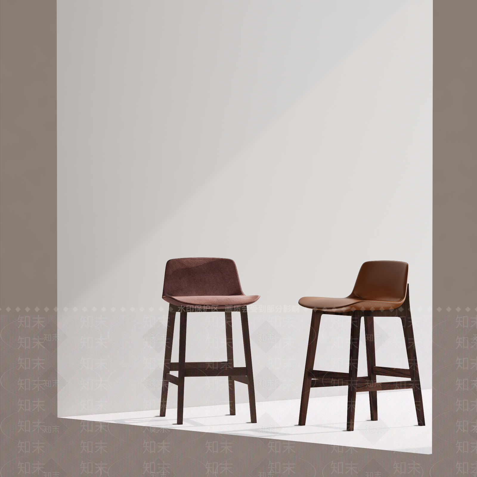 poliform现代吧椅3D模型下载【ID:1150672301】
