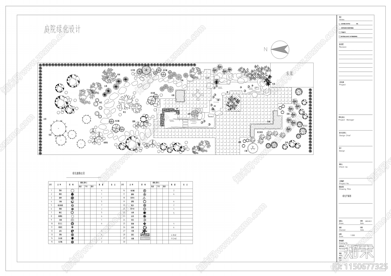 精选别墅庭院景观100套施工图下载【ID:1150677325】