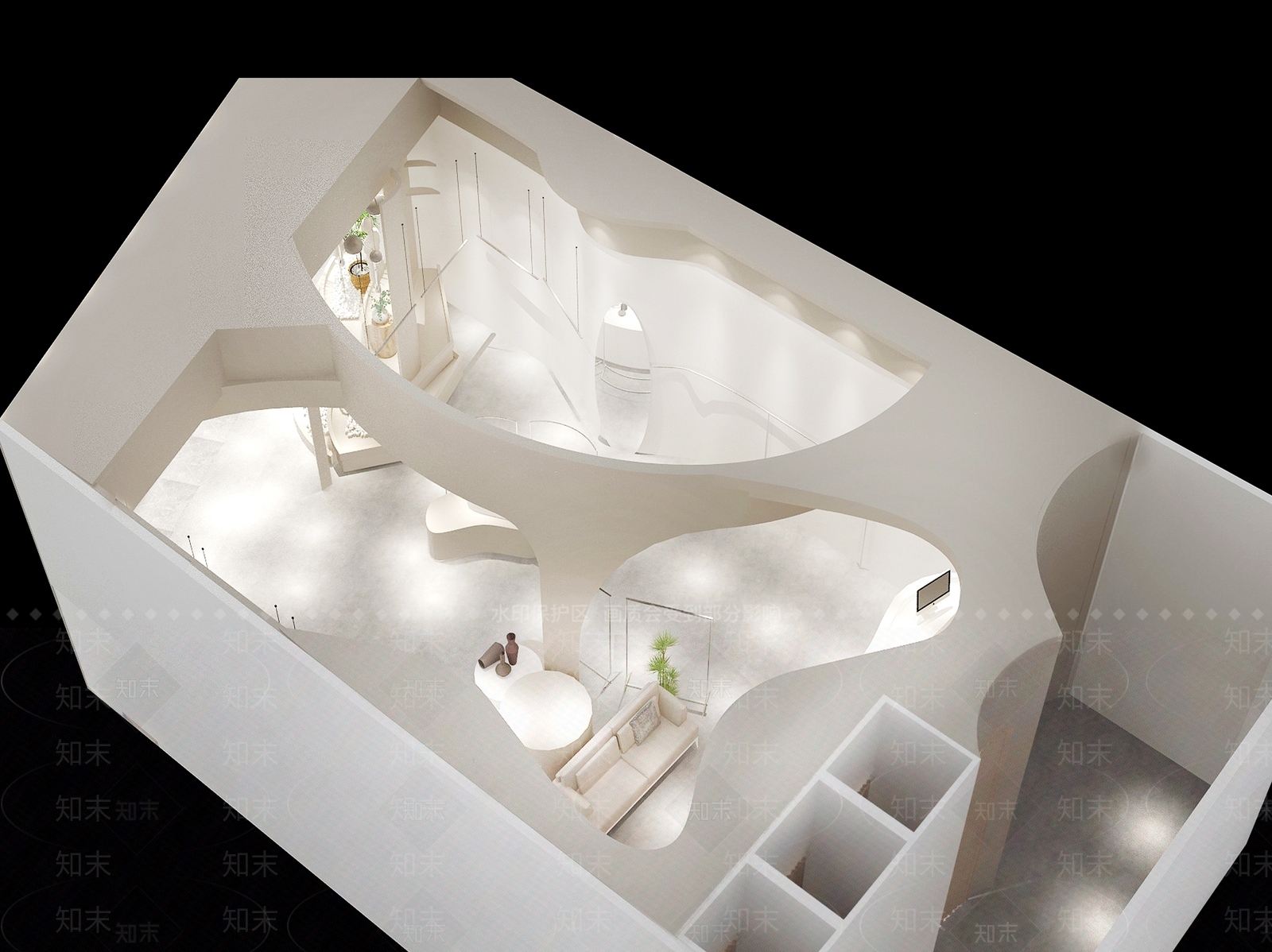 现代服装店3D模型下载【ID:1150681276】