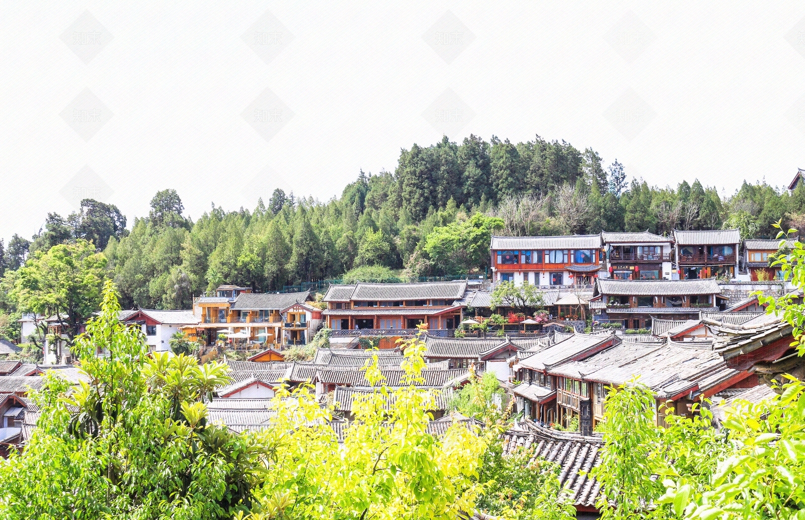 古镇建筑外景贴图下载【ID:1150691679】