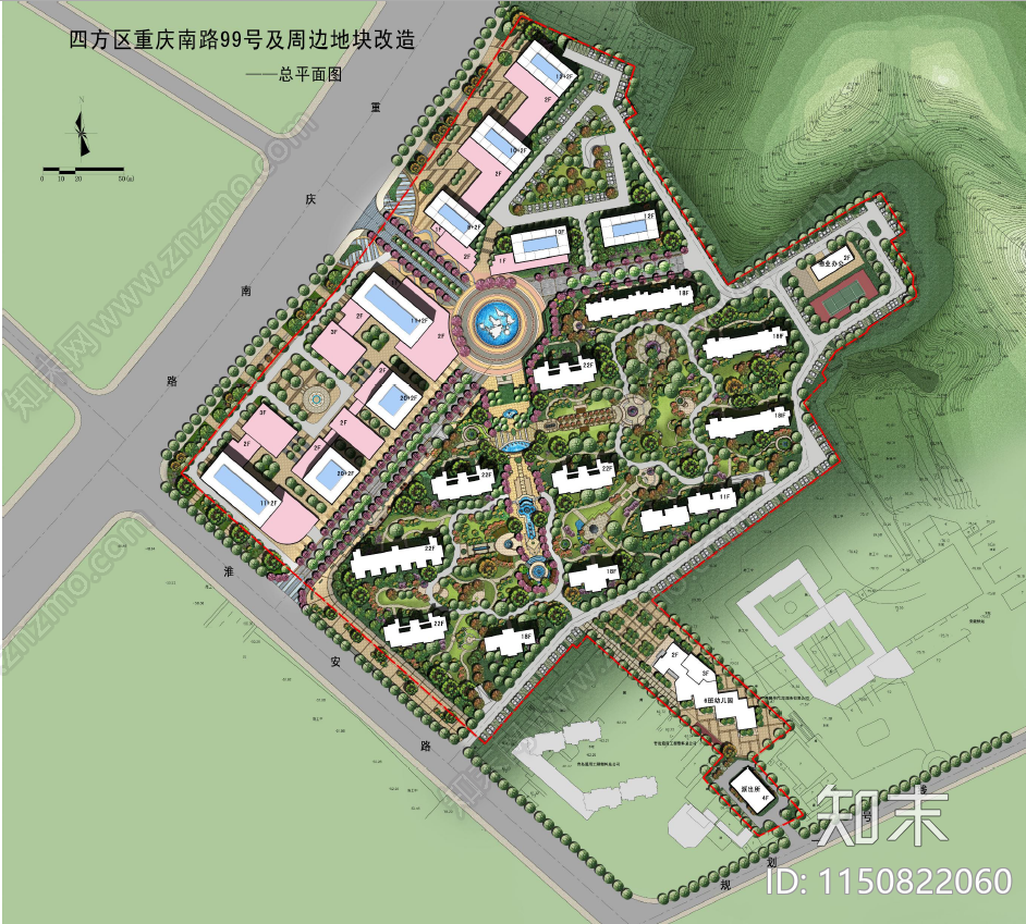 某住宅小区cad施工图下载【ID:1150822060】