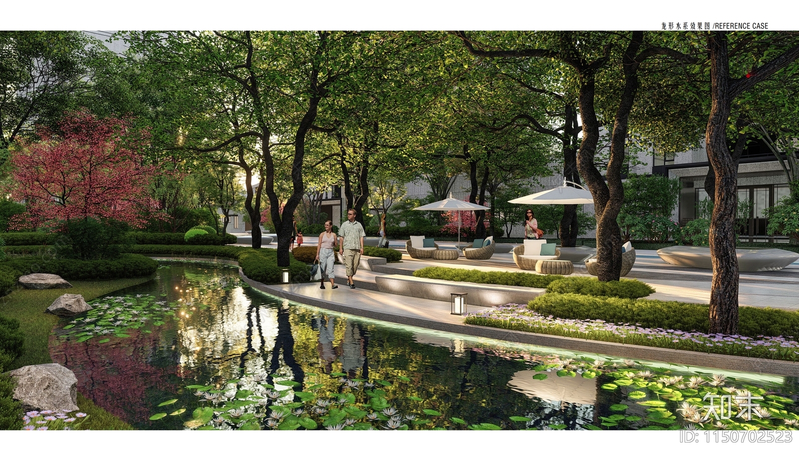 新中式宁波鄞州新城区水街地块大区景观方案文本下载【ID:1150702523】_【知末方案文本库】