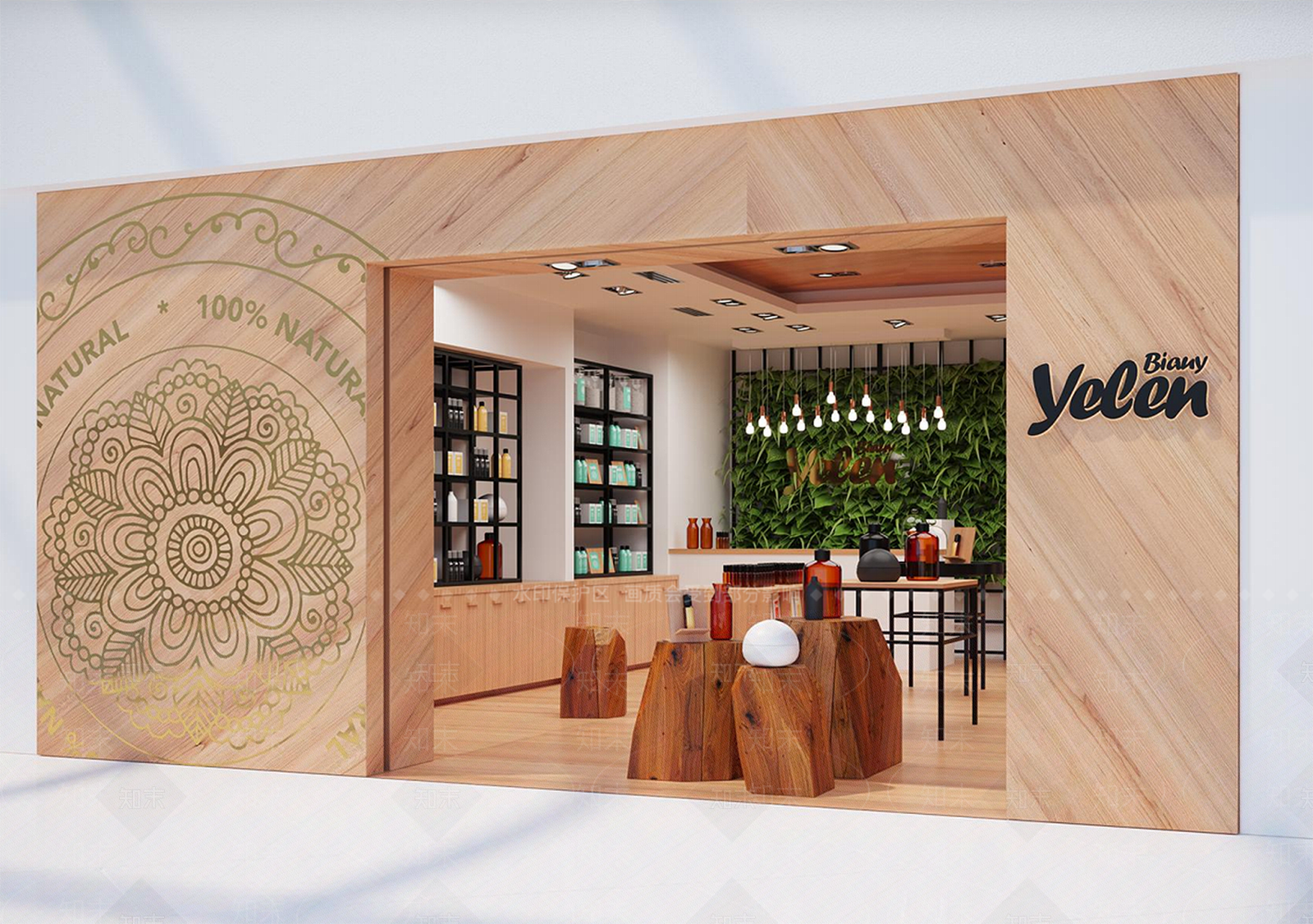 现代店面门头门面3D模型下载【ID:1150715885】