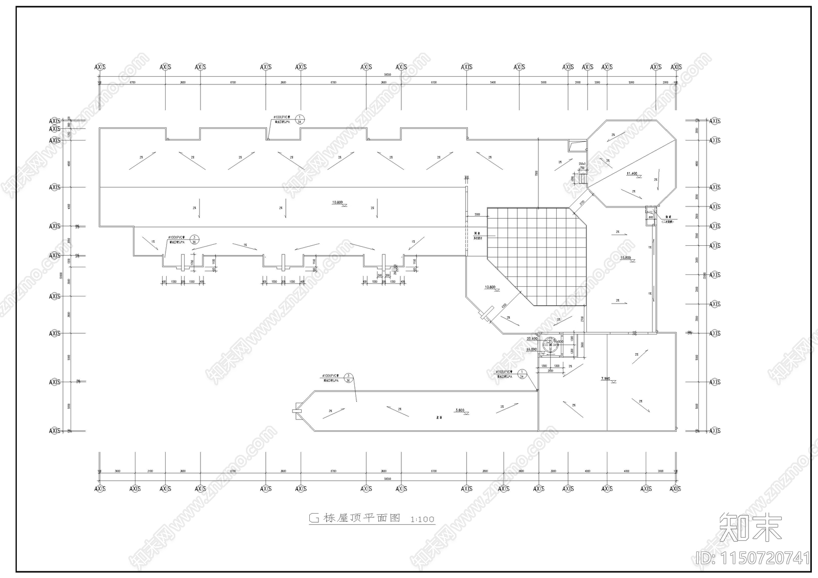 前海花园幼儿园cad施工图下载【ID:1150720741】