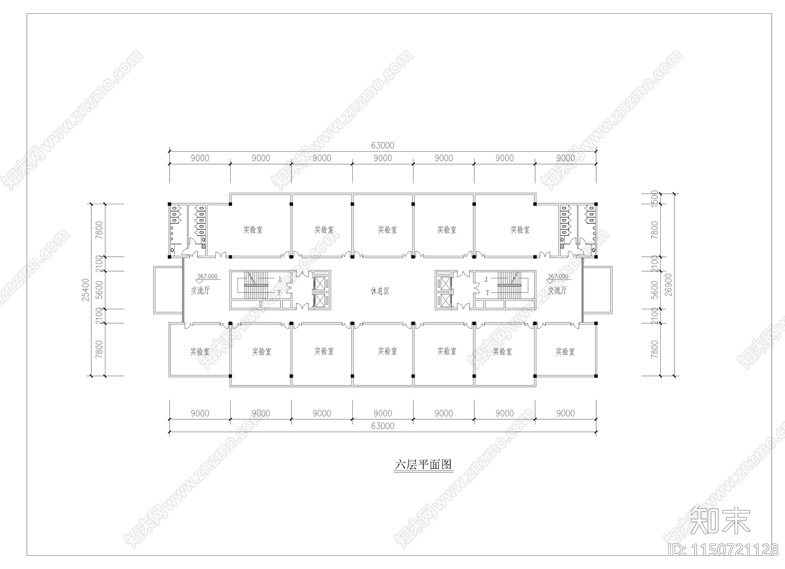 某高校综合楼图纸cad施工图下载【ID:1150721128】