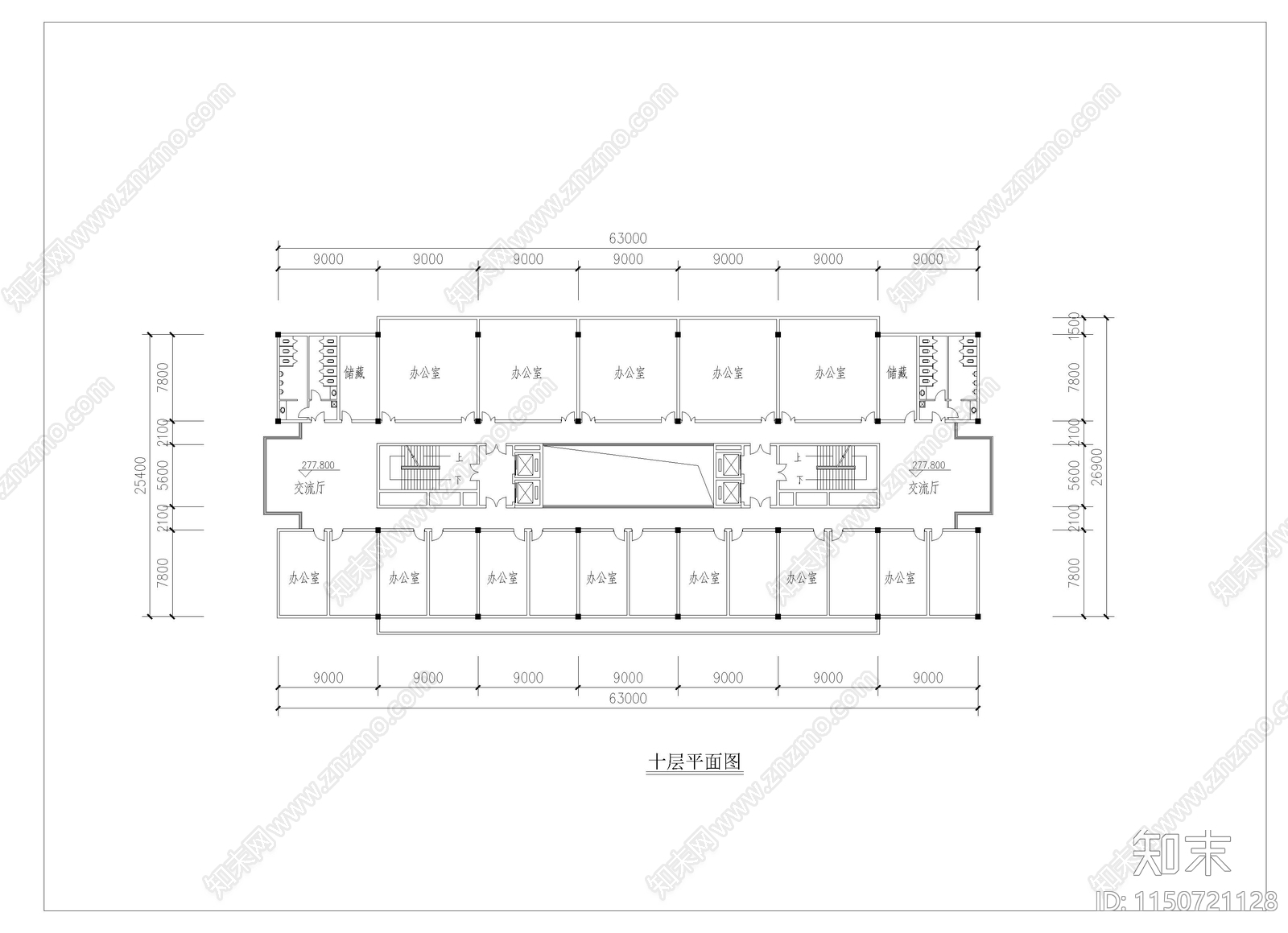 某高校综合楼图纸cad施工图下载【ID:1150721128】