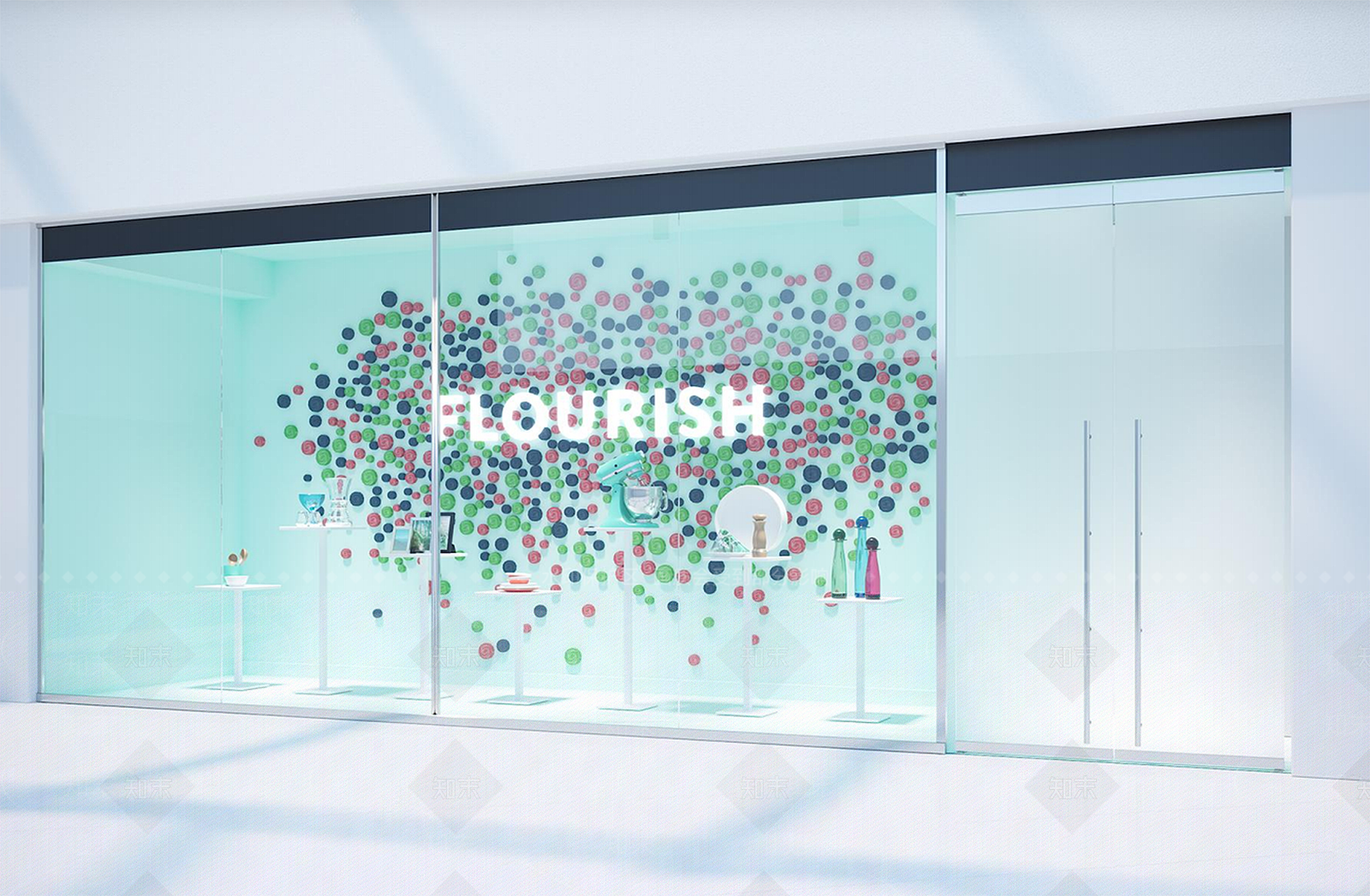 现代展示橱窗3D模型下载【ID:1150723159】