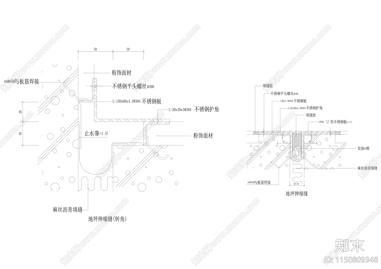 28种地面常用施做法节点cad施工图下载【ID:1150809348】