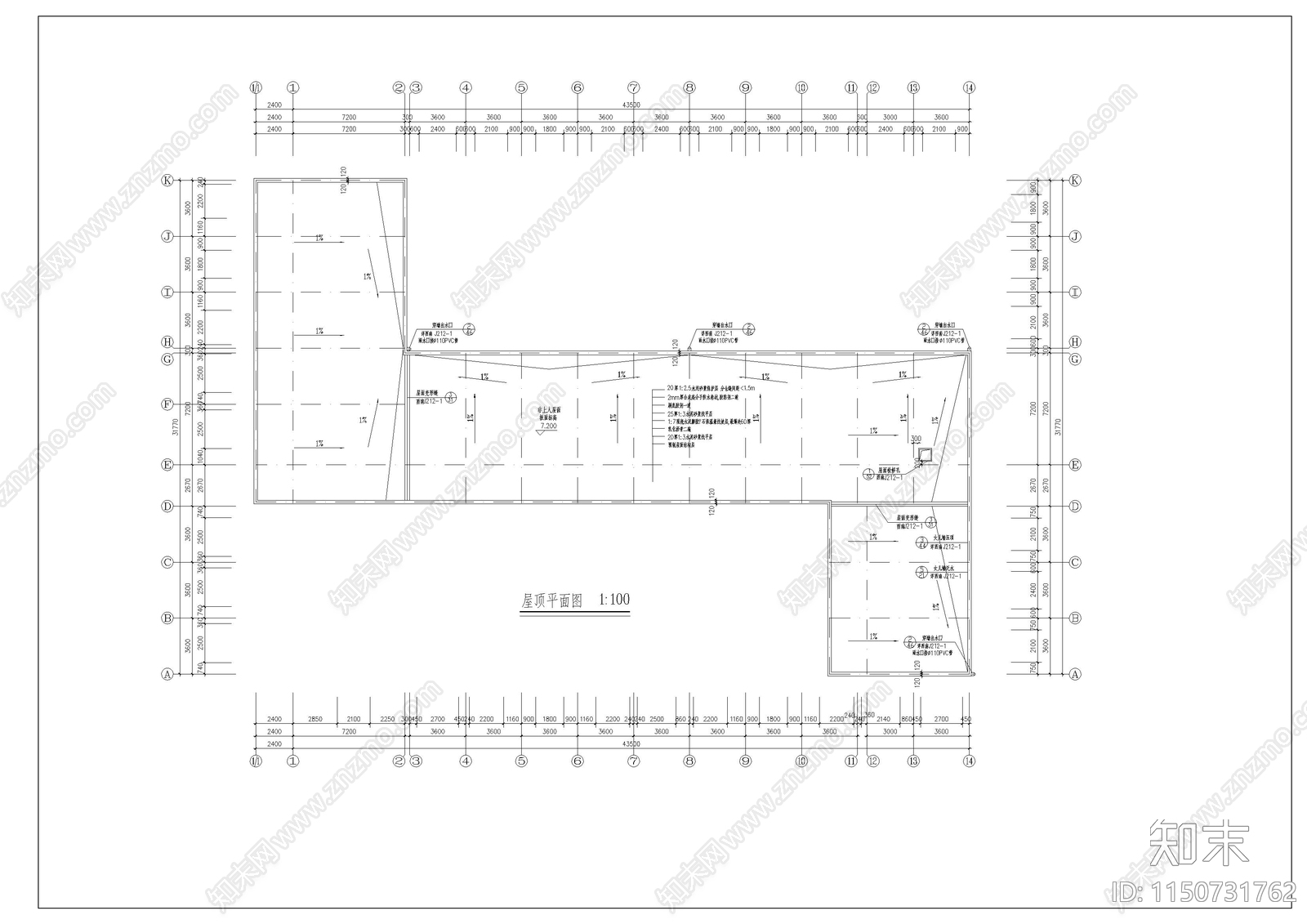 小学教学楼cad施工图下载【ID:1150731762】