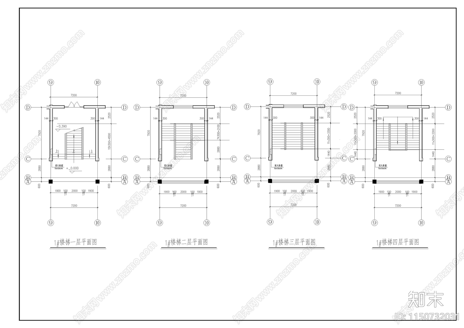 小学教学楼cad施工图下载【ID:1150732031】