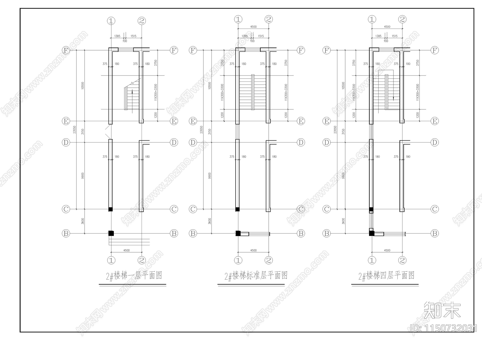 小学教学楼cad施工图下载【ID:1150732031】