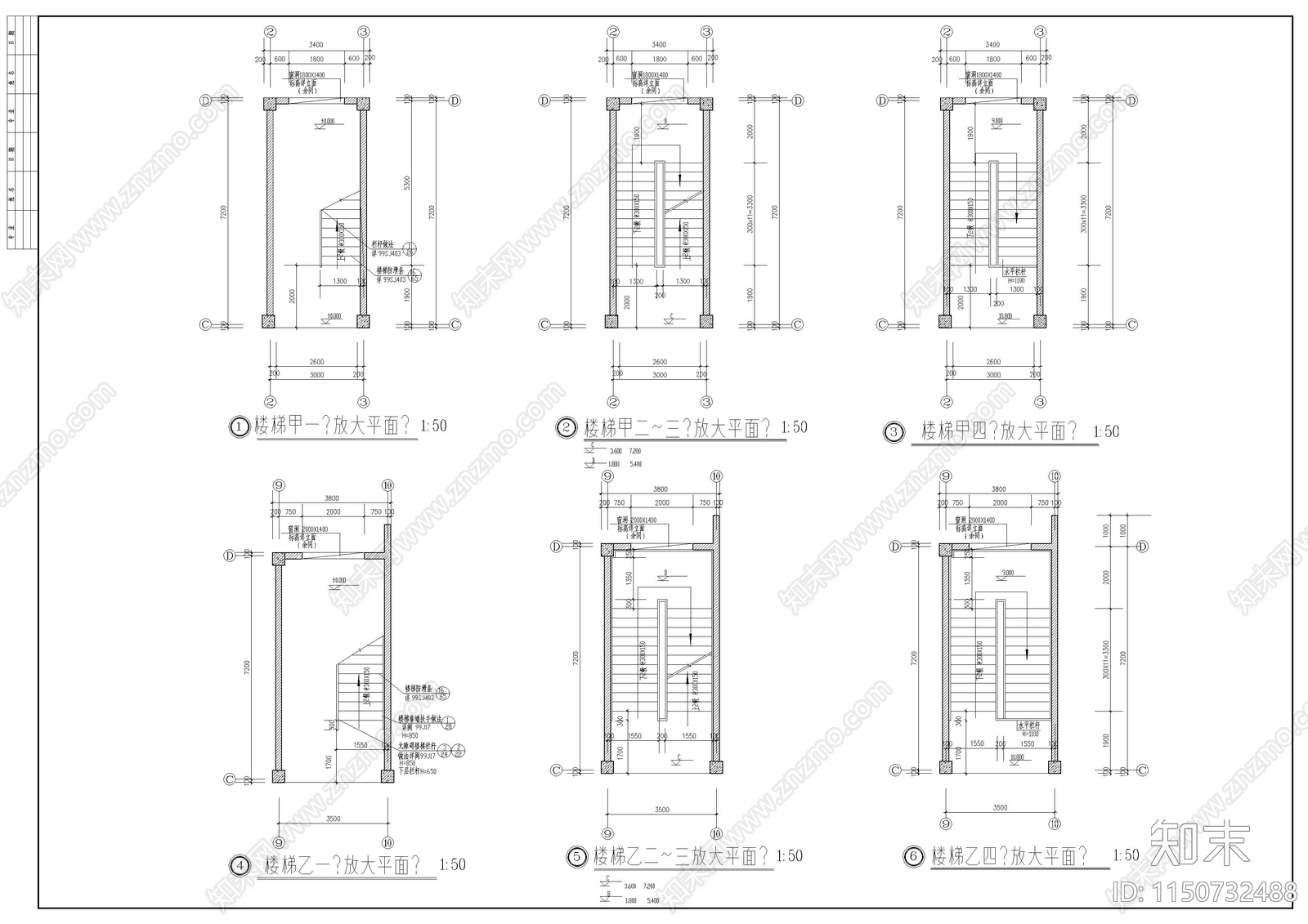 小学教学楼cad施工图下载【ID:1150732488】