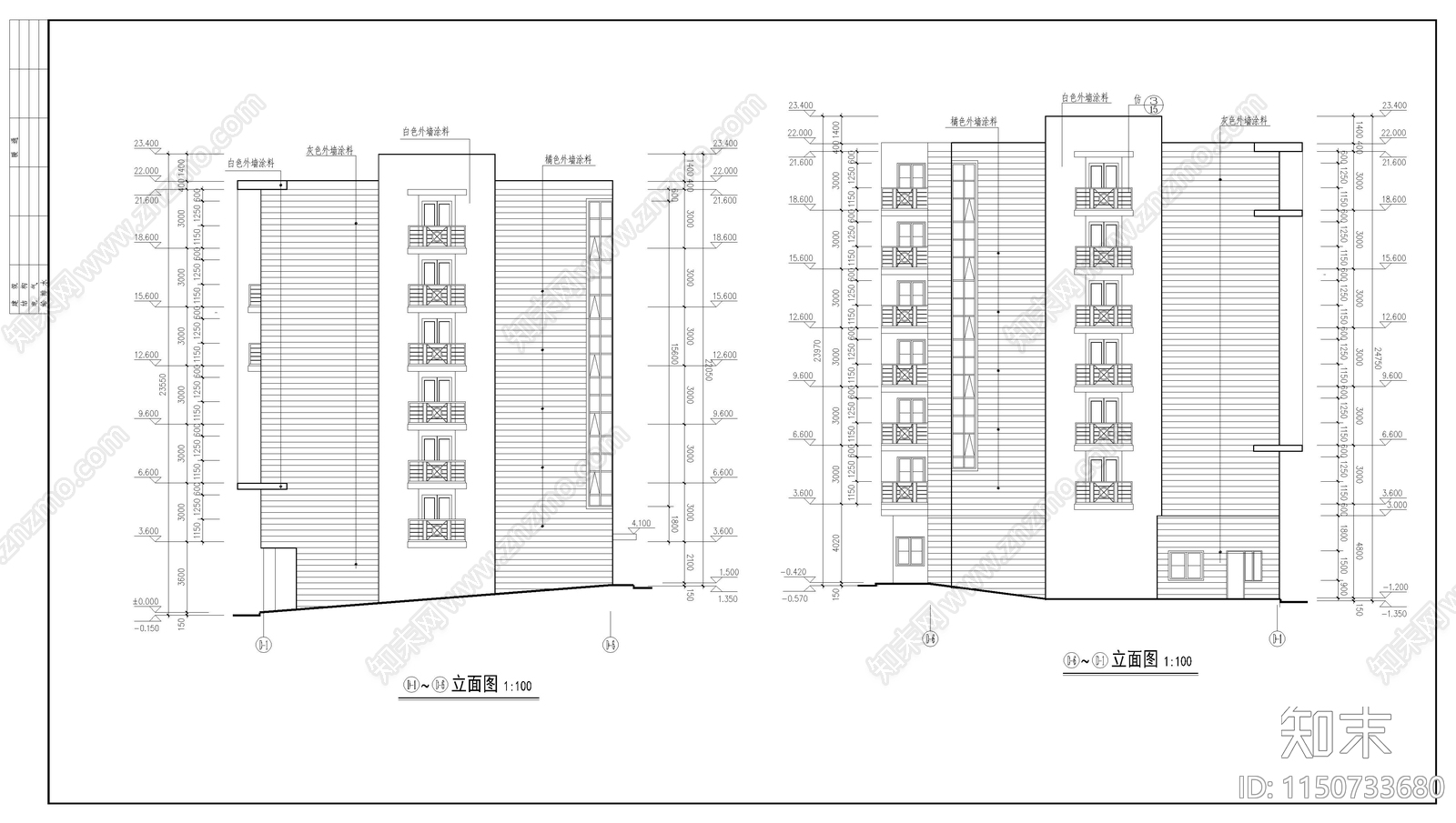 学生公寓cad施工图下载【ID:1150733680】