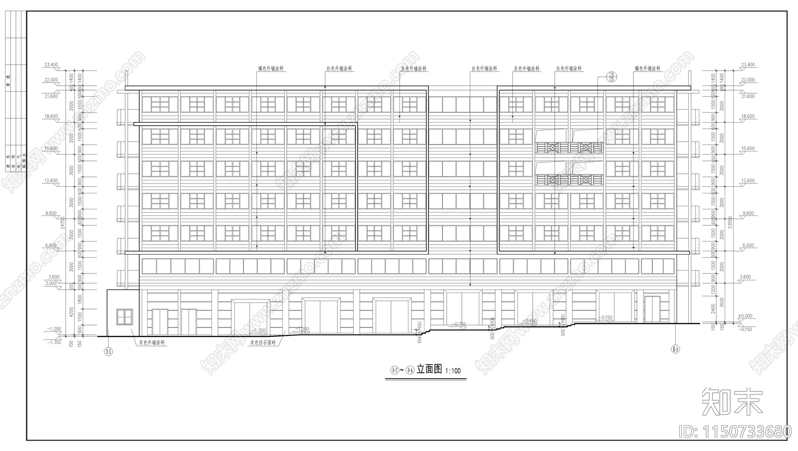 学生公寓cad施工图下载【ID:1150733680】