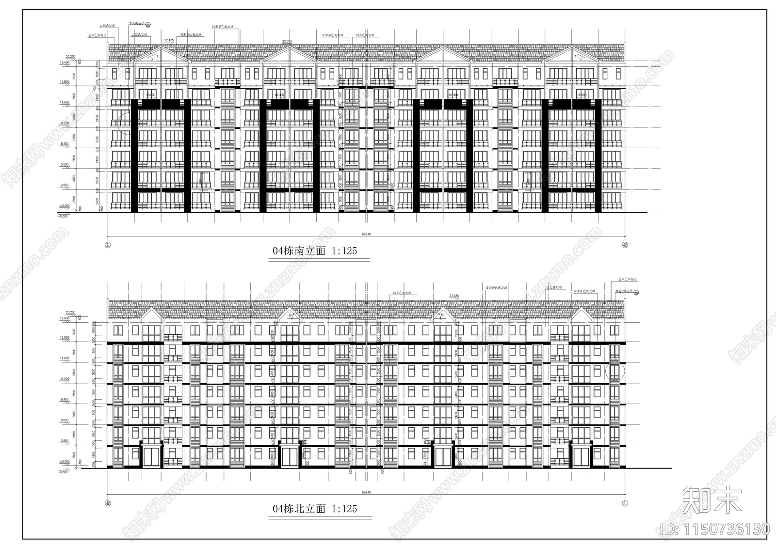 学生公寓cad施工图下载【ID:1150736130】