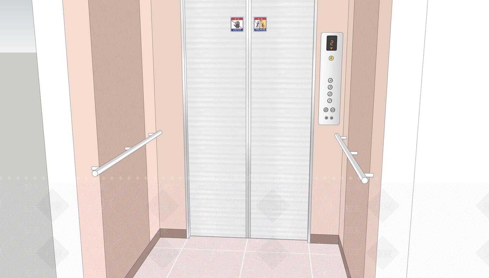 现代单身公寓SU模型下载【ID:1150738542】
