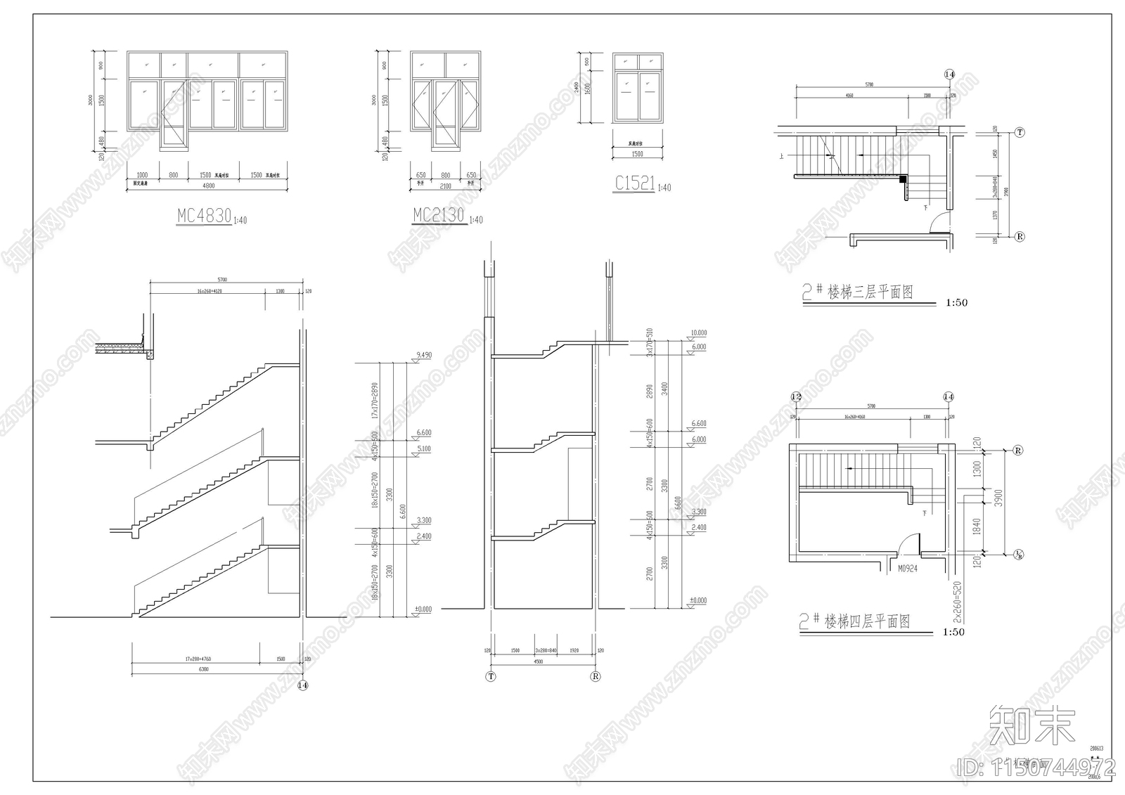 幼儿园建筑cad施工图下载【ID:1150744972】