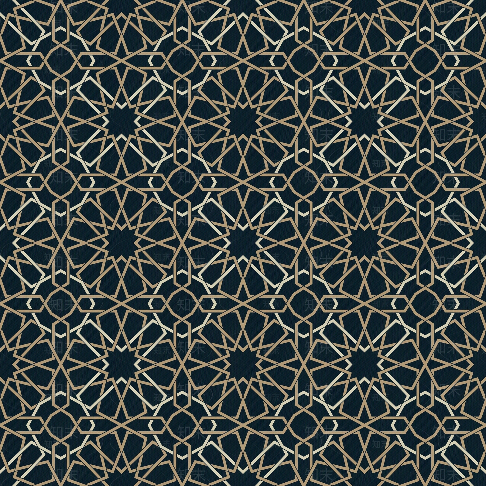 复古阿拉伯花纹壁纸贴图下载【ID:1150767669】
