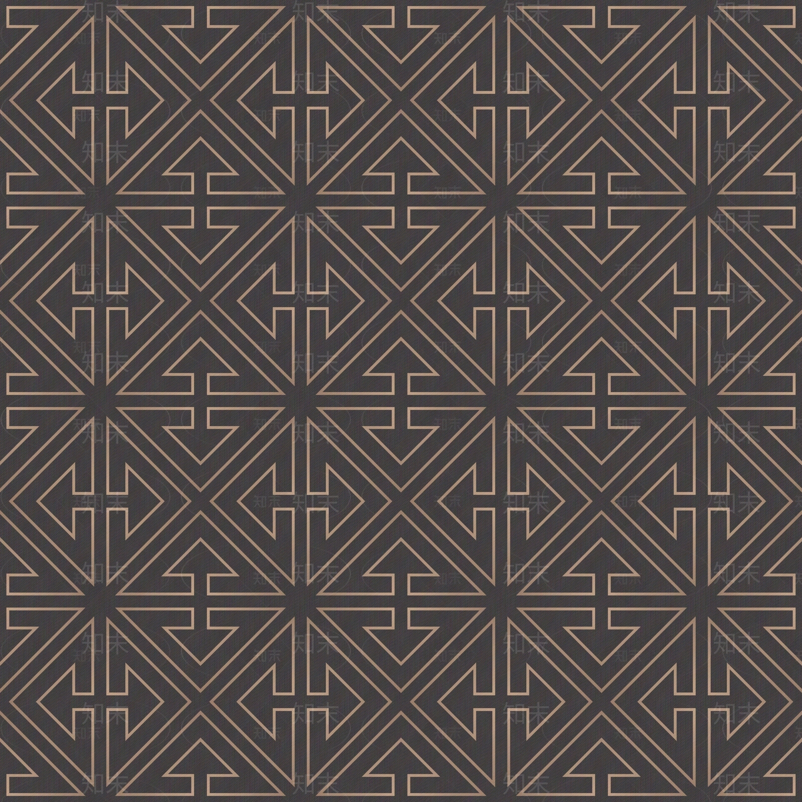 复古阿拉伯花纹壁纸贴图下载【ID:1150768195】