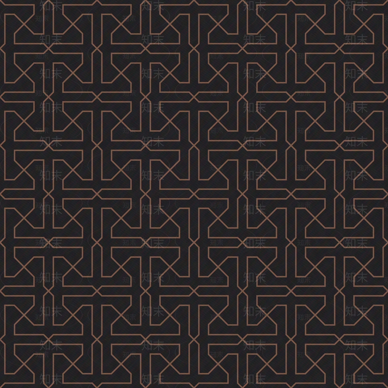 复古阿拉伯花纹壁纸贴图下载【ID:1150768197】